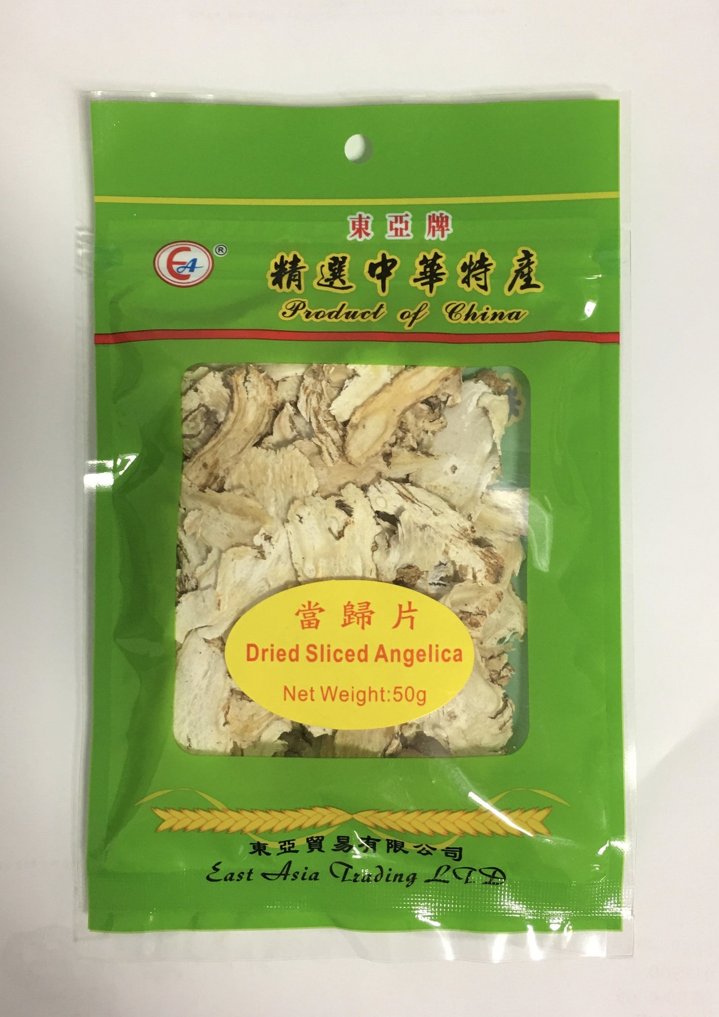 East Asia Ltd Dried Sliced Angelica 東亞牌 當歸片 50g