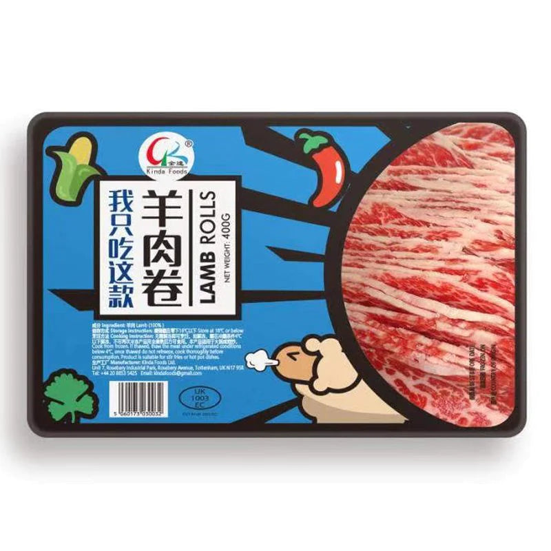 Kinda Foods Lamb Rolls 金達 羊肉卷 400g