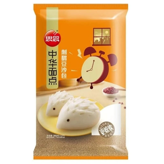 Synear Red Bean Hedgehog Bun 刺蝟豆沙包 360g