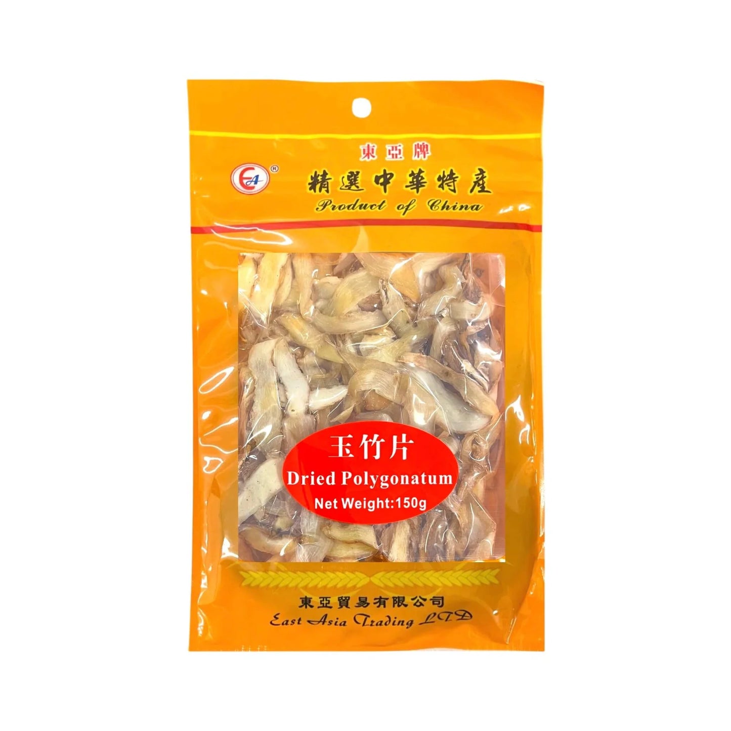 East Asia Ltd Dried Polygonatum 東亞牌 玉竹片 150g