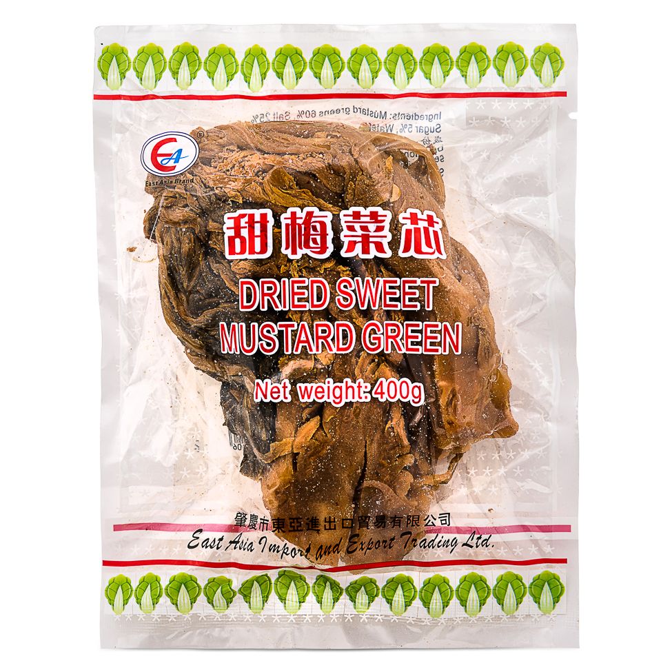 East Asia Ltd Dried Sweet Mustard Green 東亞牌 甜梅菜芯 400g