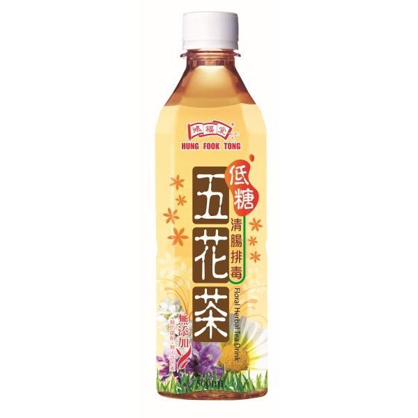 Hung Fook Tong Floral Herbal Tea Drink  鴻福堂 五花茶 500ml