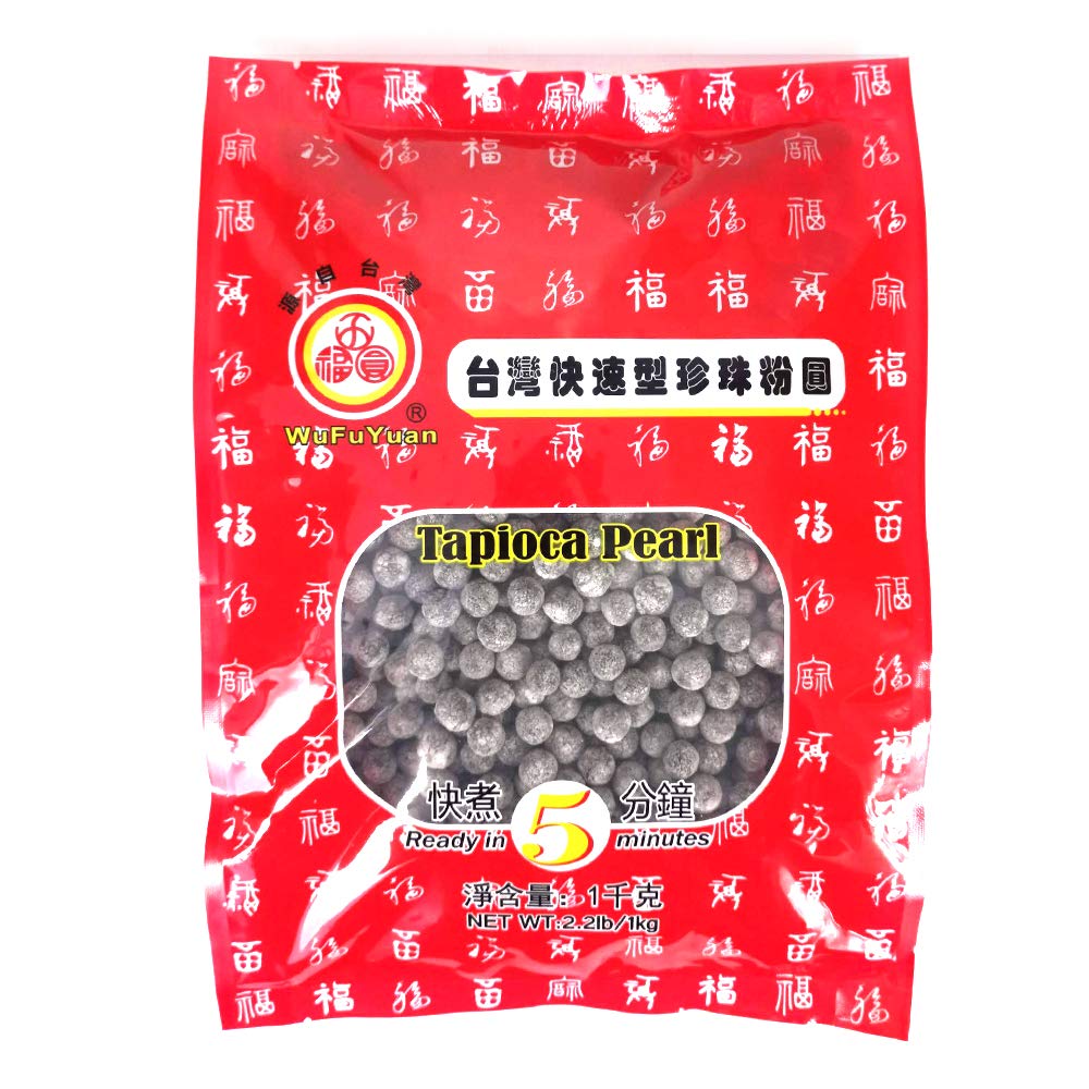 WuFu Yuan Tapioca Pearl 五福圓 台灣快速型珍珠粉圓 1kg