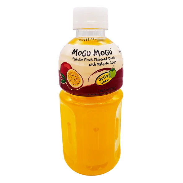 MOGU MOGU PASSION FRUIT FLAVOUR NATA DE COCO 熱情果味椰果飲料 320ml