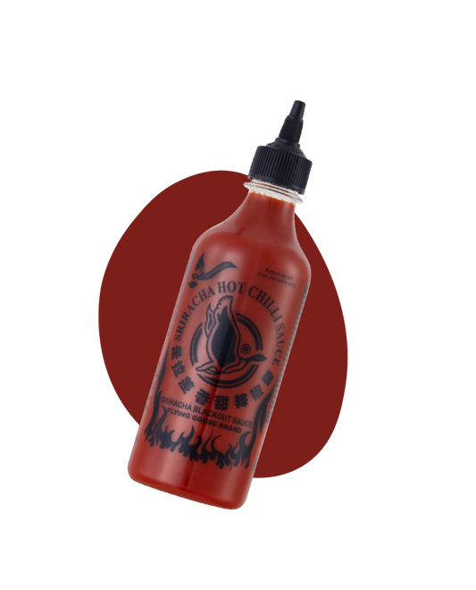 Flying Goose Brand Sriracha Blackout Sauce 飛鵝商標 是拉差(火辣)辣椒醬 455ml