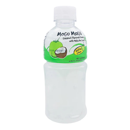 MOGU MOGU COCONUT FLAVOUR NATA DE COCO 椰子味椰果飲料 320ml