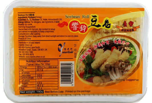 Honor Soybean Roll 康樂 響鈴豆卷 180g（reduced price)