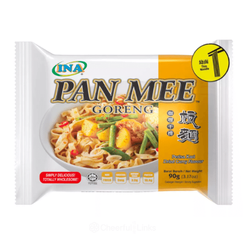 INA Pan Mee Goreng Perisa Kari Dried Curry Flavour Instant Noodles 咖喱乾撈板麵 90g