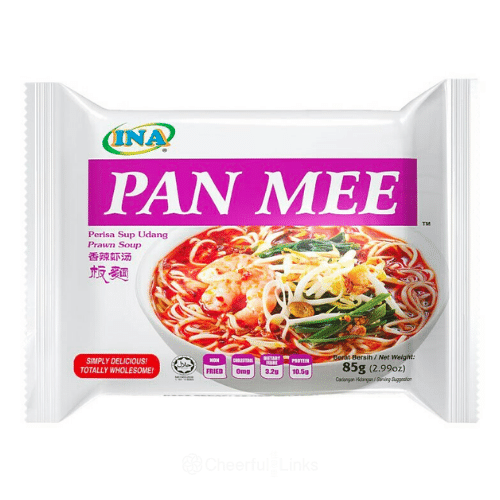 INA Pan Mee Perisa Sup Udang Prawn Soup 香辣蝦湯板麵 85g