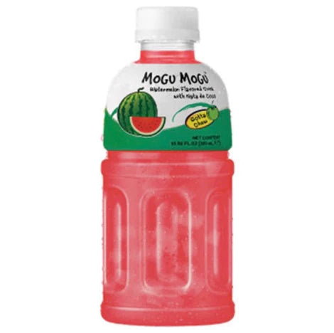 MOGU MOGU WATERMELON FLAVOUR NATA DE COCO 西瓜味椰果飲料 320ml