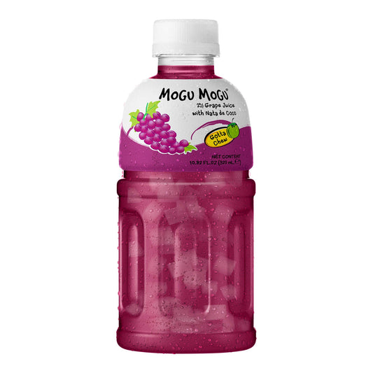 MOGU MOGU GRAPE FLAVOUR NATA DE COCO 葡萄味椰果飲料 320ml