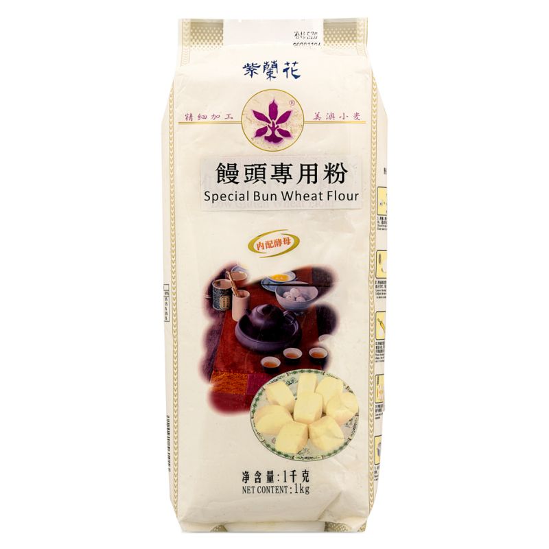 PURPLE ORCHID BRAND Special Bun Wheat Flour 紫蘭花 饅頭專用粉 1000g