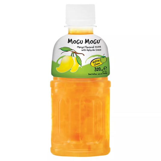 MOGU MOGU MANGO FLAVOUR NATA DE COCO 芒果味椰果飲料 320ml