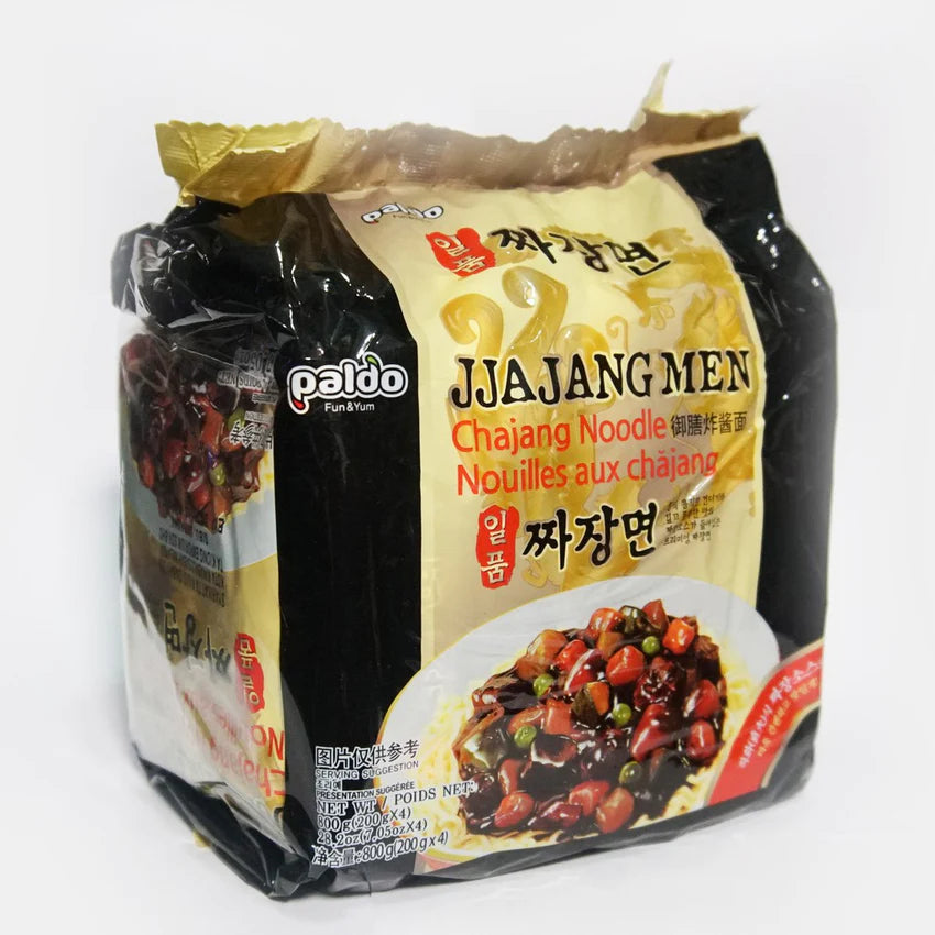 Paldo Jjajangmen Chajang Noodle (4 packs) 御膳炸醬麵 (4包裝) 800g