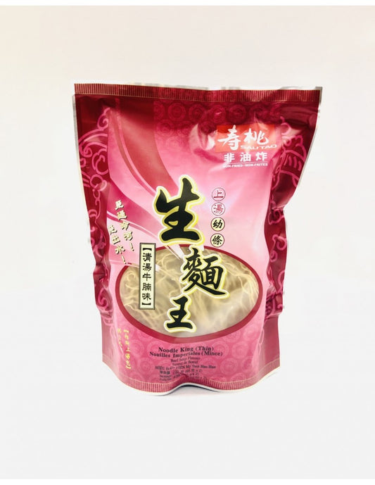 Sau Tao Noodle King(THIN) Beef Flavour壽桃生麵皇香濃牛肉味 130g