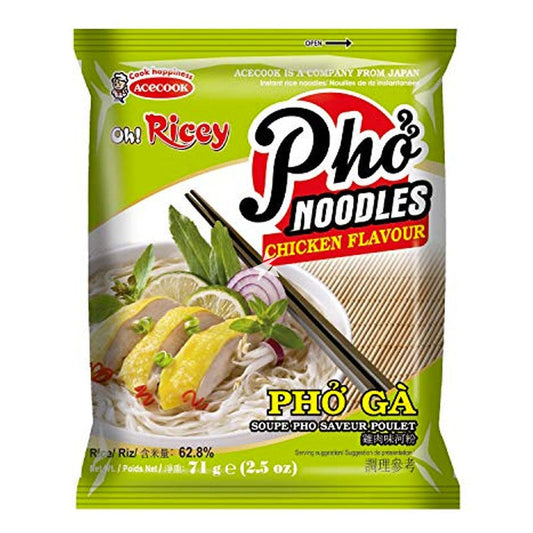 Oh Ricey Instant Chicken Flavour Pho 雞肉味河粉 71g