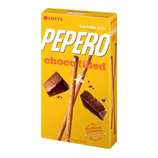 Lotte Pepero Choco Filled 樂天 朱古力條 50g